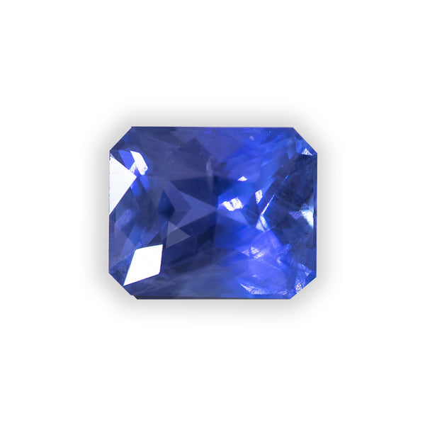 2.15Ct Cornflower Blue Sapphire  Emerald Shape from Sri Lanka